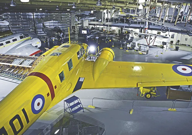 large aircraft on display at The Hangar Flight Museum