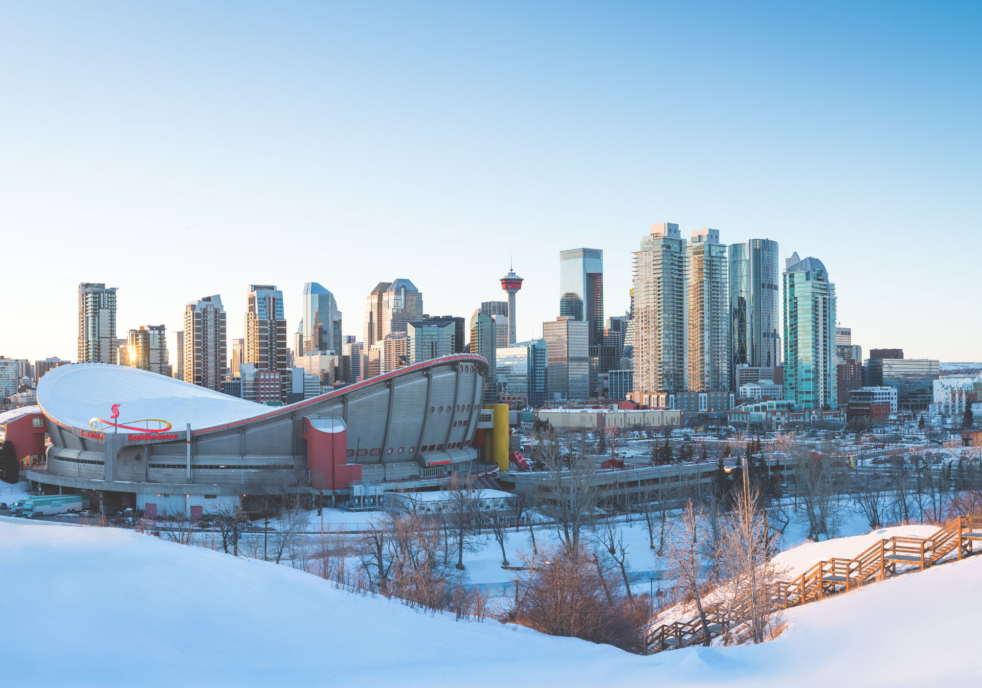 A winter day in Calgary