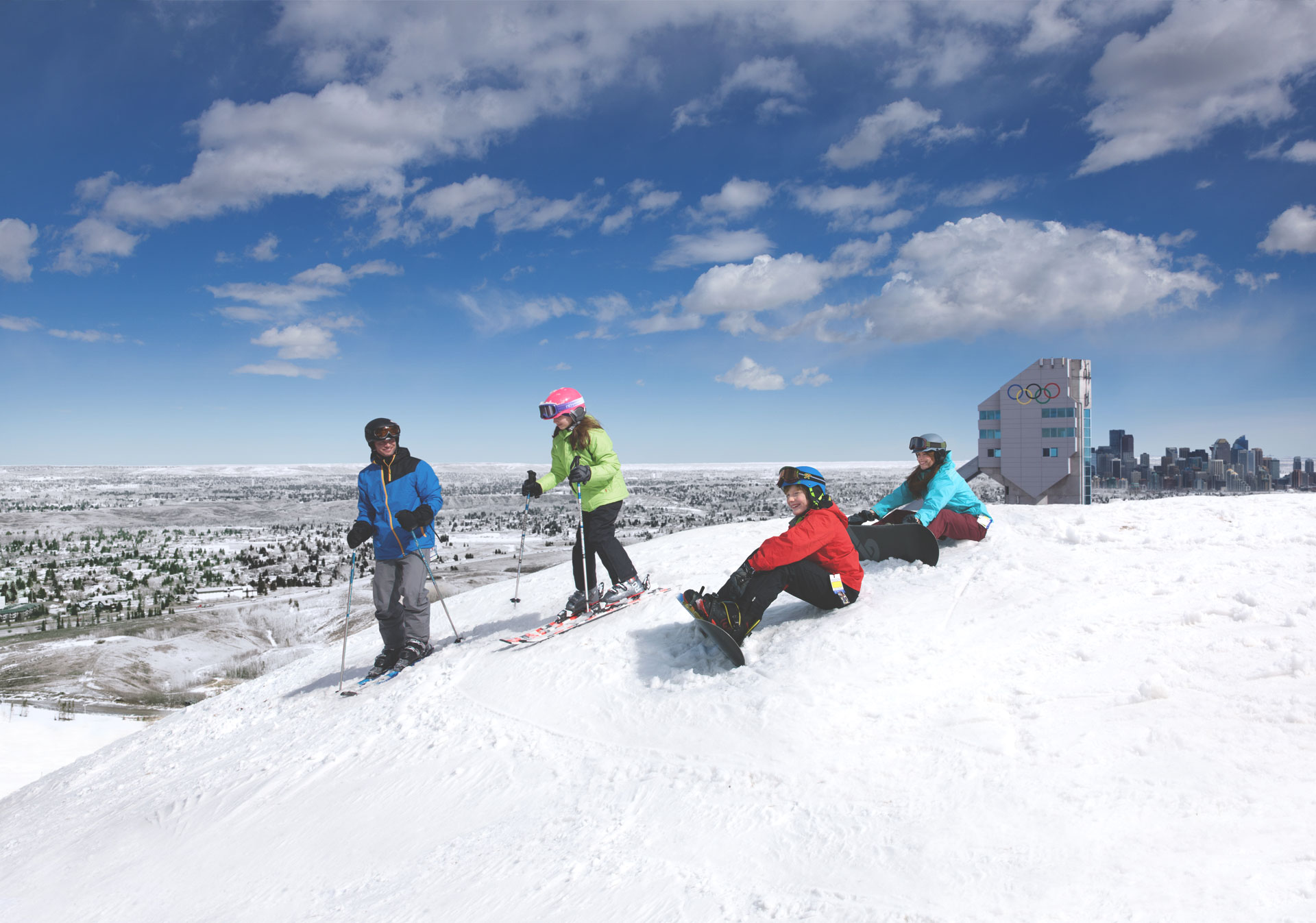 Learn to ski or snowboard at WinSport in Calgary.