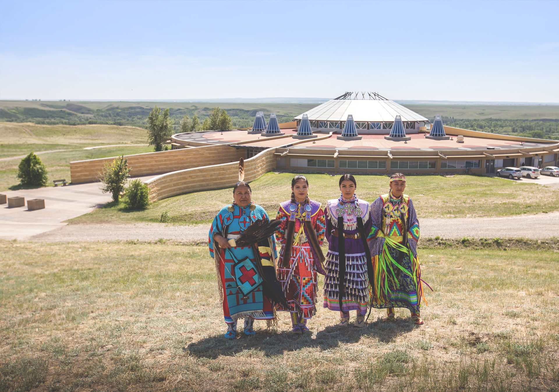 Experience authentic indigenous culture at Blackfoot Crossing Historical Park (Photo credit: Travel Alberta/Katie Goldie).
