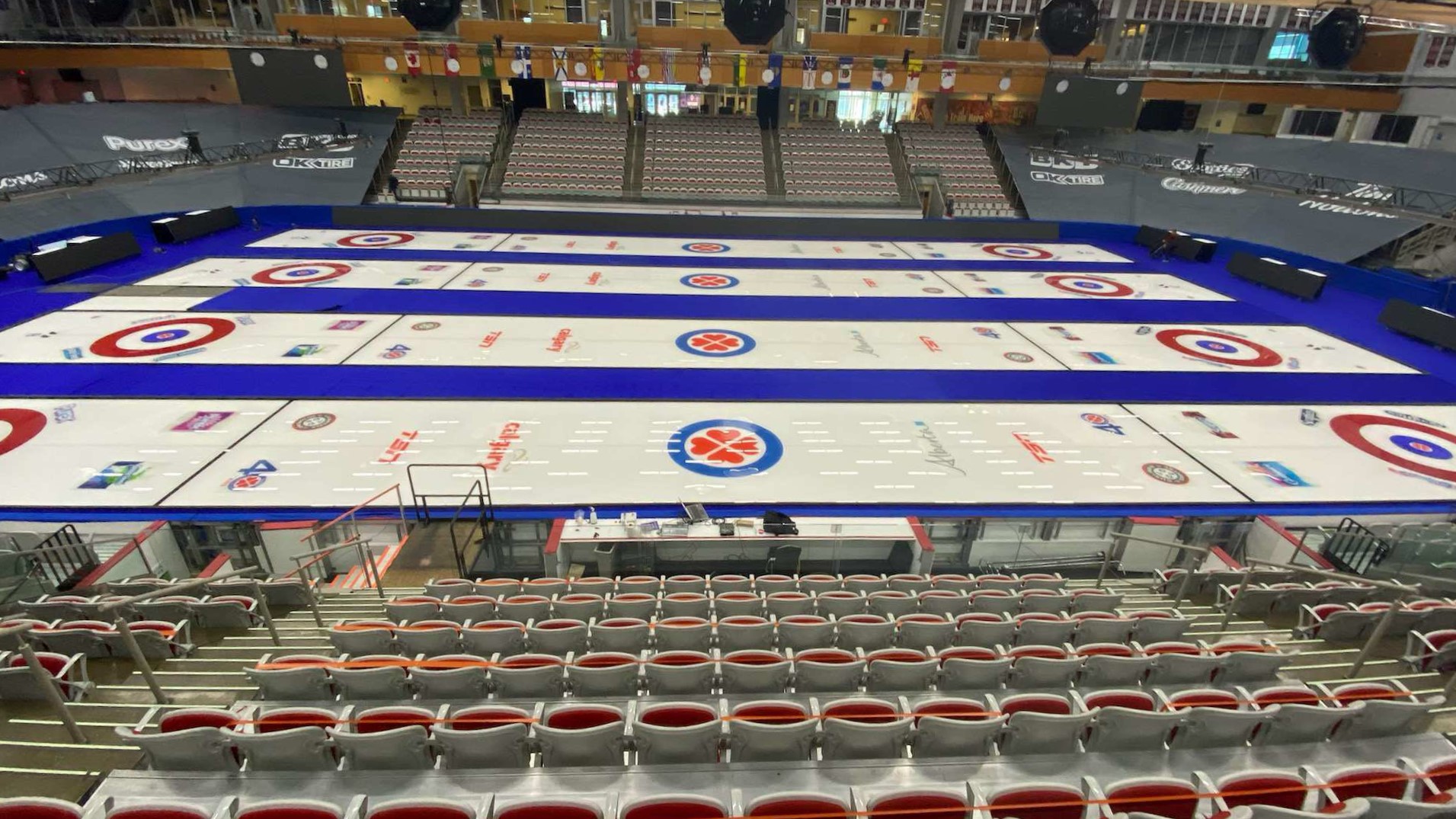 Curling Canada bubble in Calgary at WinSport