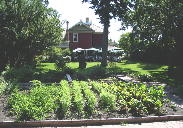 The garden at Rouge (Photo Credit: Travel Alberta)