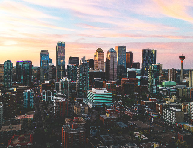 downtown Calgary skyline