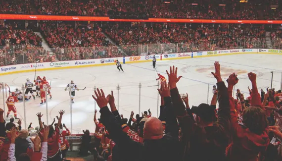 Calgary Flames goaltender Jacob Markström