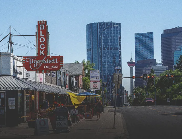 Centre Street in Crescent Heights Neighbourhood