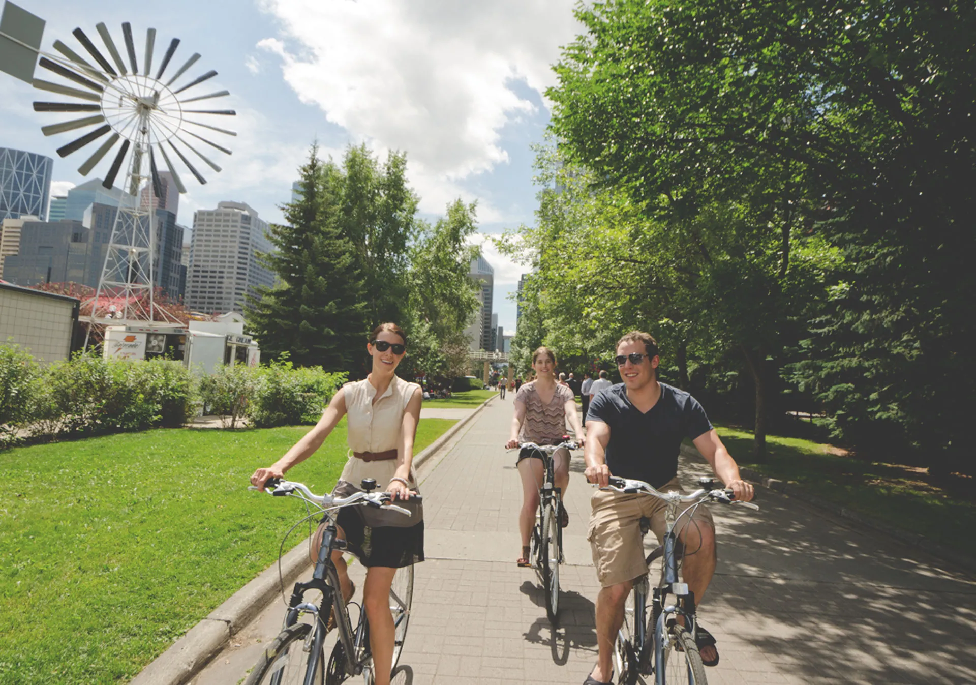 Eau Claire Park by bike