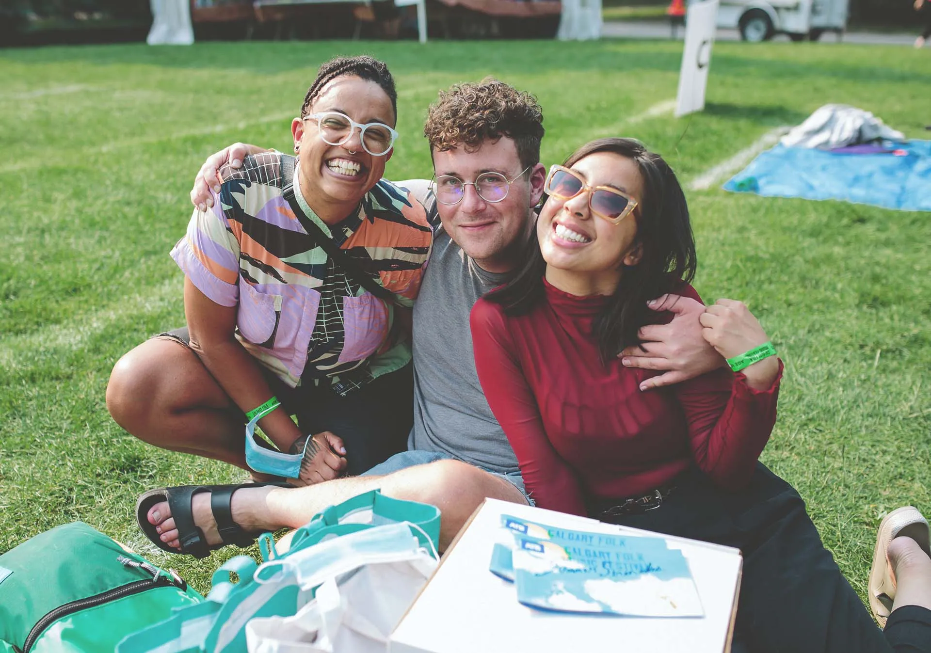 Folk Fest friends