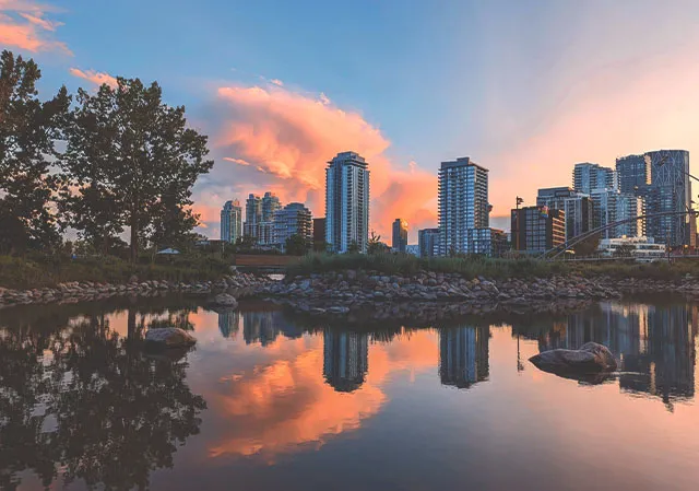 St. Patrick's island during sunset