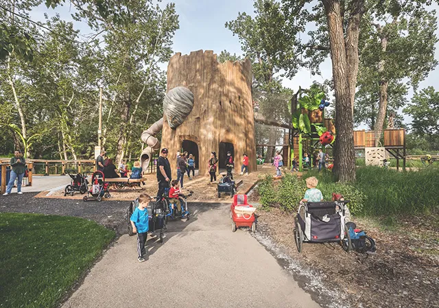 Playgrounds at the Wilder Institute/Calgary Zoo