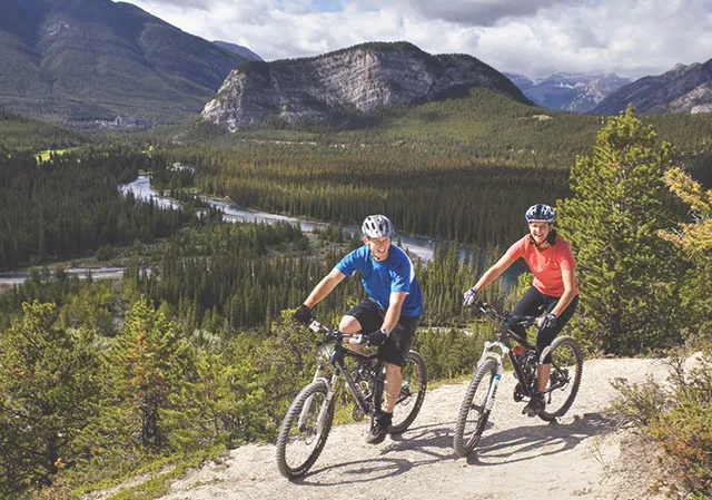mountain biking in Banff National Park
