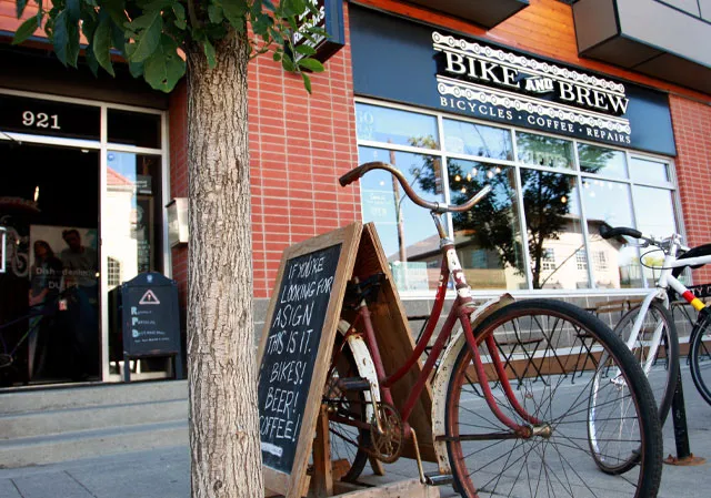Bike and Brew Exterior