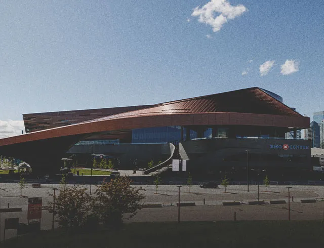 exterior of the newly expanded BMO Centre