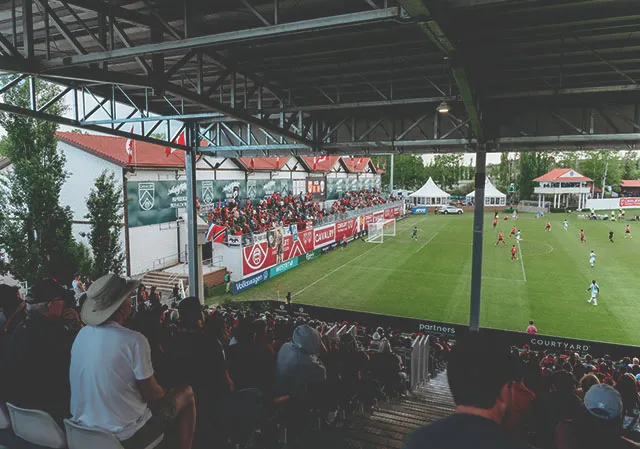 Cavalry FC soccer field at Spruce Meadows