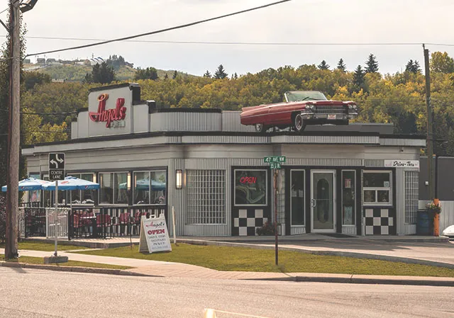 Take a step back in time at Angel’s Drive In (Credit: James Young/ Tourism Calgary)