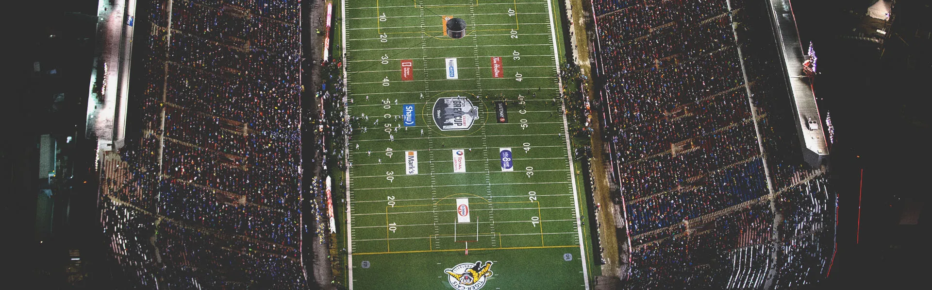 Grey cup at McMahon Stadium in Calgary