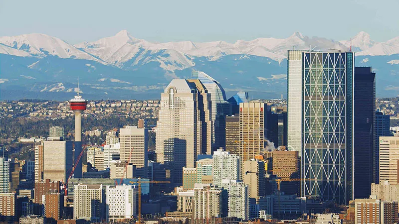 Calgary Skyline from Crescent Heights view point